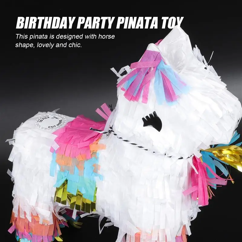 Pinata Party Toy Unicorn Fiesta Pinatas Mayo De Cinco Mexican Horse Favor Birthday Theme Favors Mini Taco Supplies Event Candy