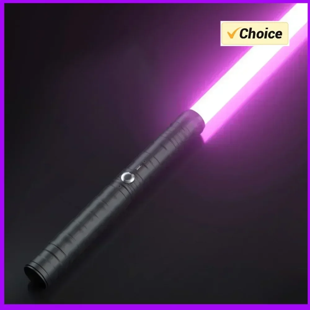 Miecz świetlny - Zabawka Fx - Sztanga do pojedynków - Miecz RGB - Typ-C Akumulatorowa Metalowa Rękojeść Force Fx Sztanga do pojedynków Miecz świetlny 7 Kolorów