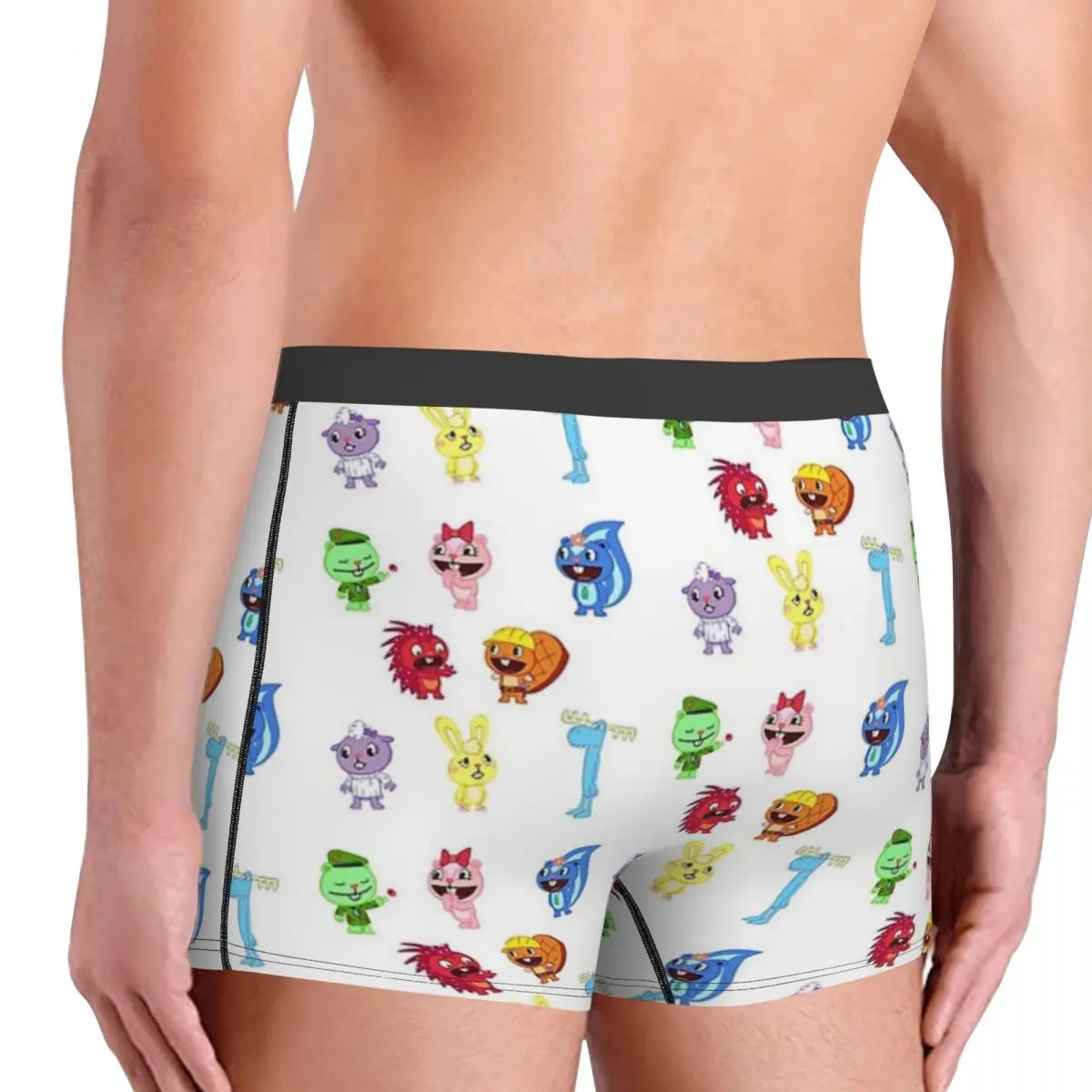 Boxer Underpants Shorts Happy Tree Friends Panties Men Comfortable Underwear for Homme Man Boyfriend Gifts
