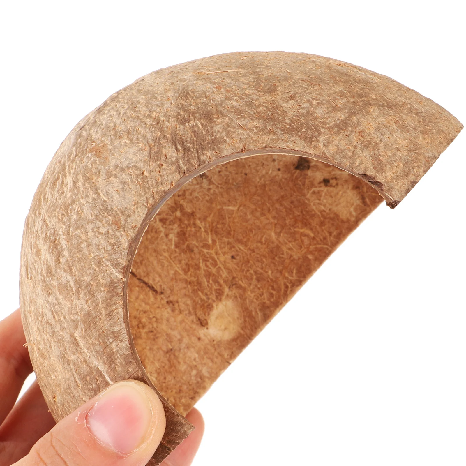 

Natural Coconut Shell Hideout for Reptiles and Small Animals Terrarium Decor Cave Shelter for Leopard Gecko Snake Tarantula