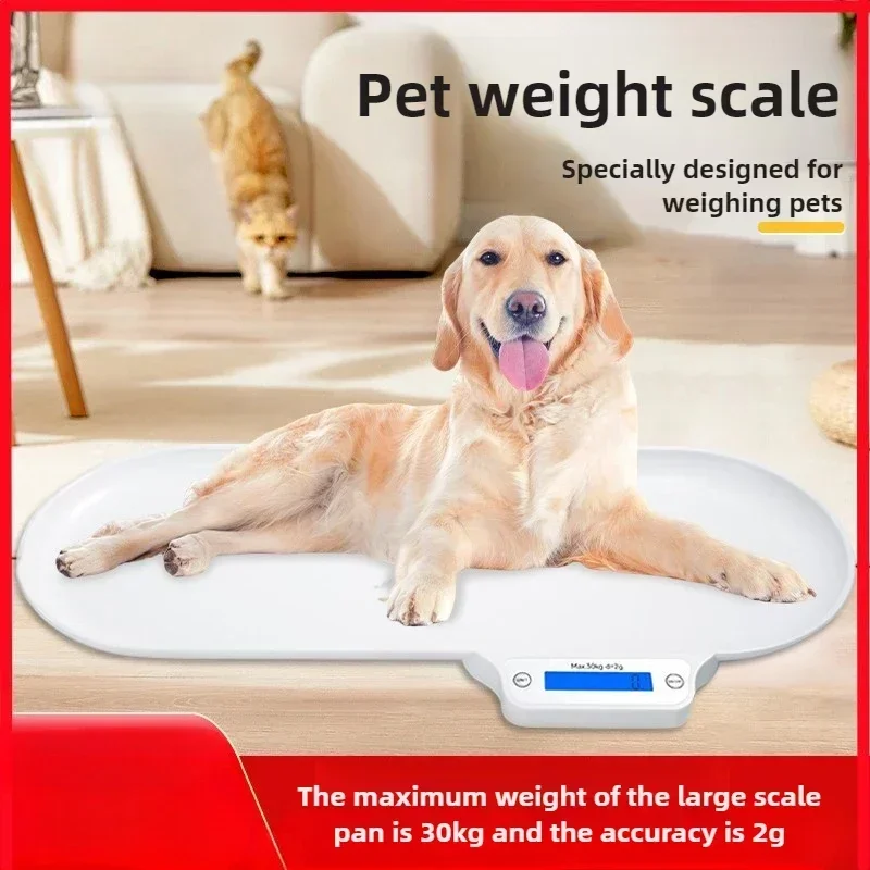 Large and Medium Pet Scale Intelligent Electronic Scale Dog Cat Precise Weigher Dog Cat Puppy Weighing Tool