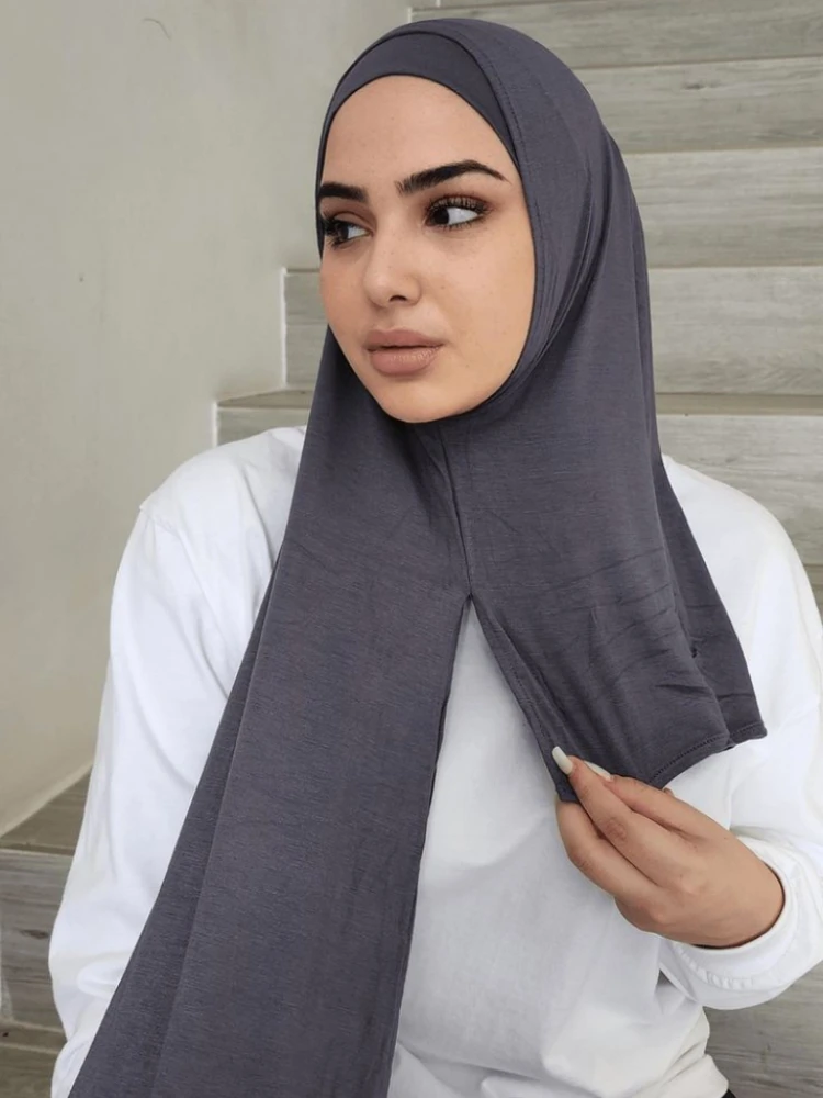 Designer Instant Hijabs for Woman Jersey Hijab Scarf for Muslim Premium Cotton Hijab Women Bandana Headscarf Bufandas Foulard