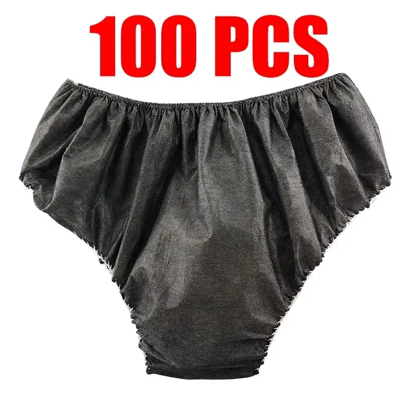 

Non Woven Fabric Breathable Disposable Panties For Women Men Business Trips Spa Wash-Free Briefs Menstruation Underwear JJ-026