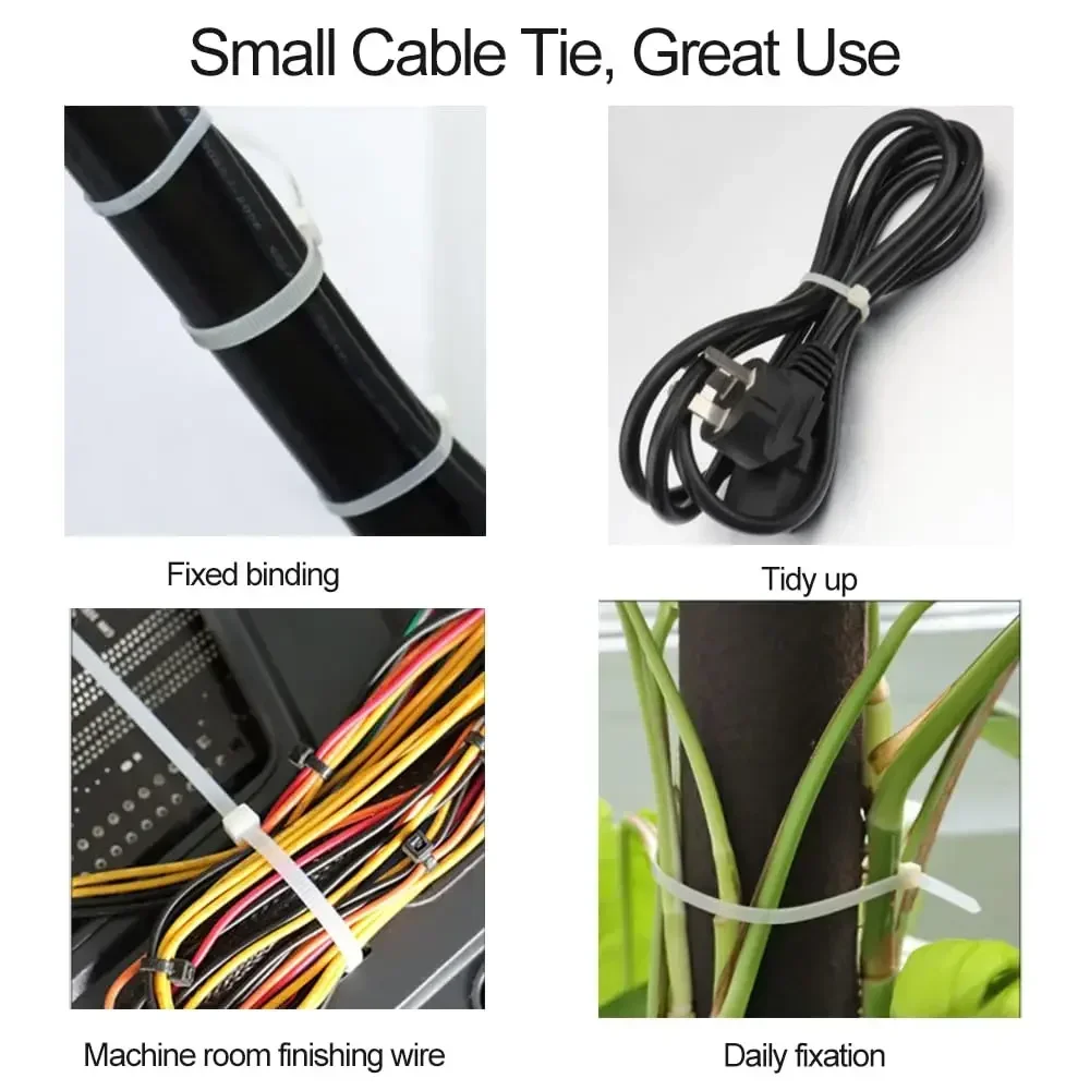 Cable Tie 5 Mm Trap Key Cable for Cable Plastic Cord Heavy Duty Cables Fastening Rings Loop Hardware Organizer Wire Straps