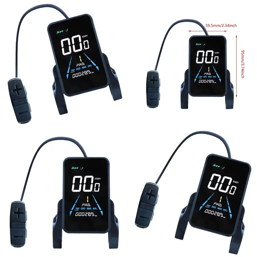 

Easyy Install Electric Bike Dashboards Conversion Speedometers Battery Level Monitor Instrument Motorbike Conversion Part