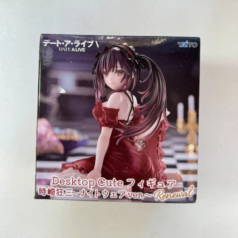 

Taito Original Genuine Anime Date A Live IV Tokisaki Kurumi Desktop Cute Figure Nightwear Renewal 13cm Model Toy Figure In Stock