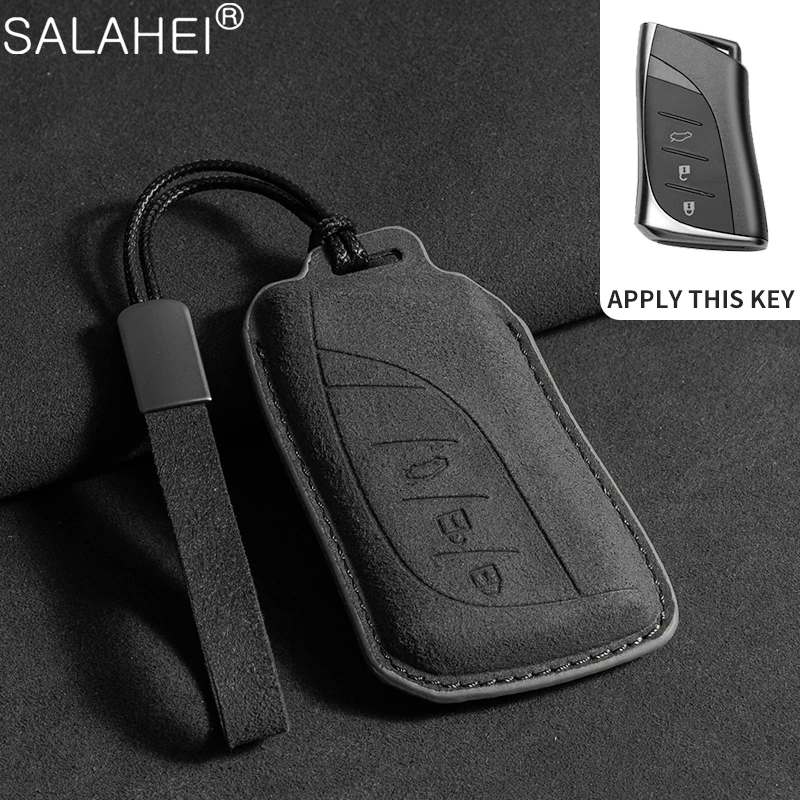 

Suede Leather Car Key Case Cover For Lexus NX IS RX ES GX LX LS UX GS 200 260 300 350 NX200 NX300 RX350 ES300 Auto Accessories