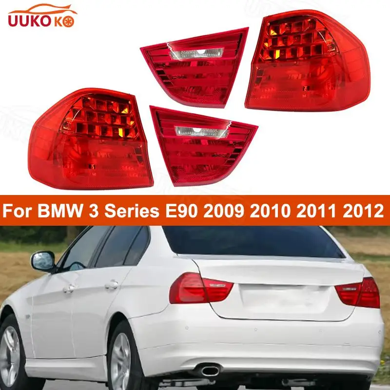For BMW 3 Series E90 2009 2010 2011 2012 Fog Lamp Rear Tail Lamp Light LED Light Back Side taillights Stop Brake light No bulb