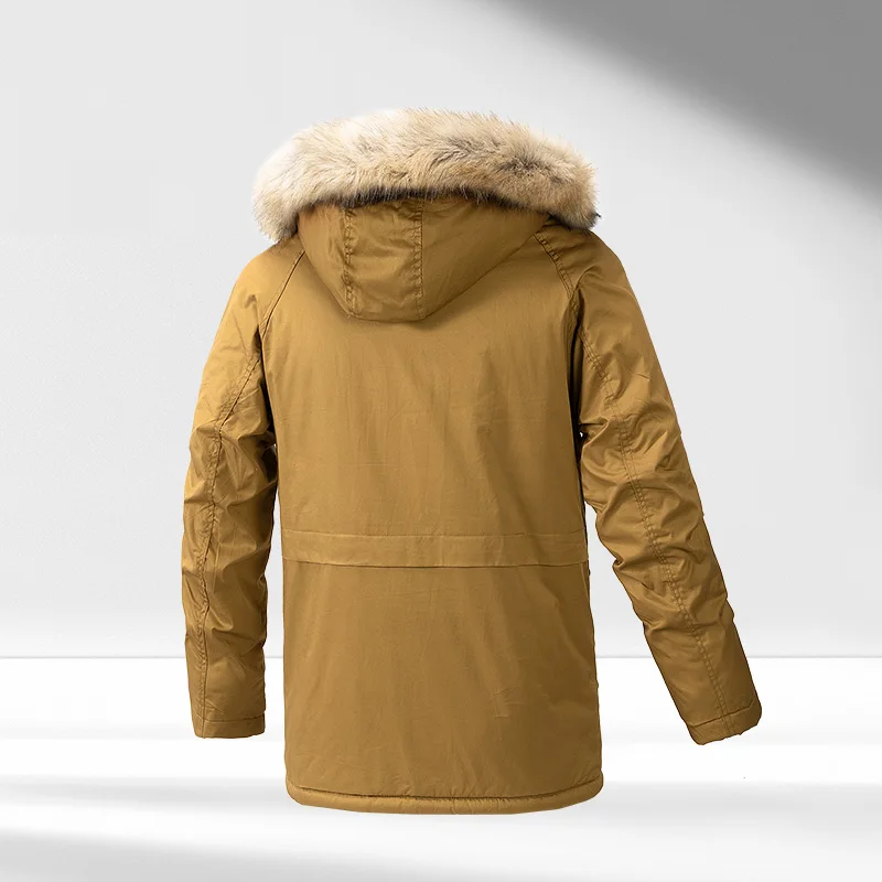 الشتاء أزياء الرياضة الترفيه طويل ريشة في الهواء الطلق سترة مريحة عالية الجودة مريحة يندبروف الدافئة تهمة أسفل سترة #6