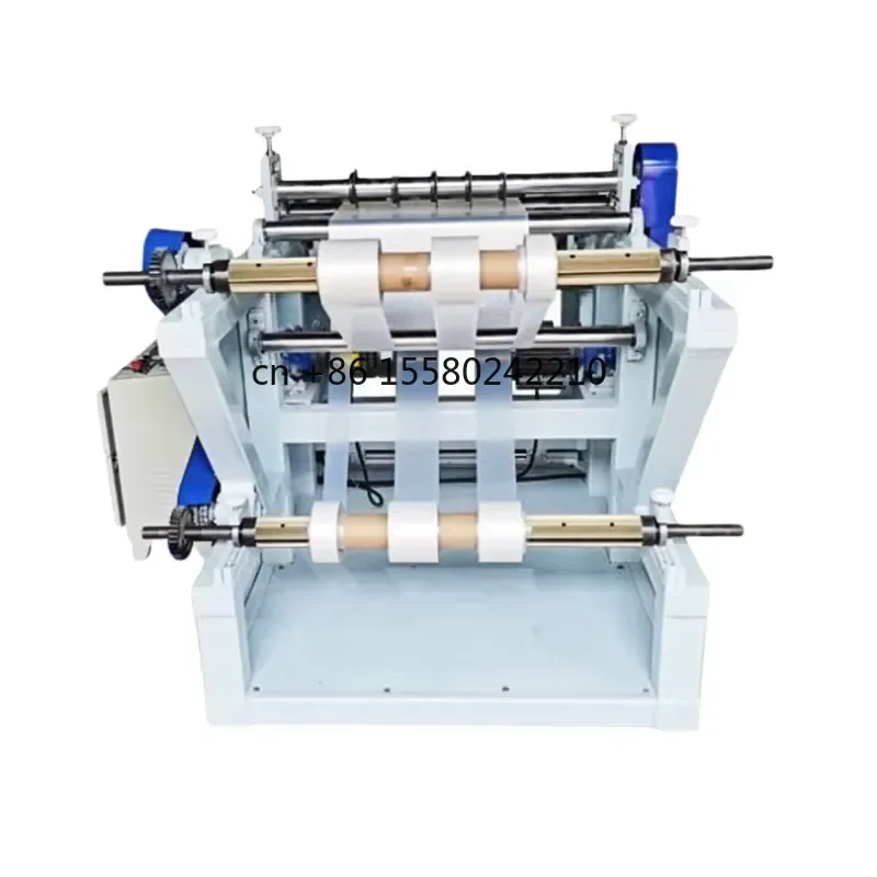 Automatic PLC Controlled Roll Paper Rewinder Film Slitting and Rewinding Machine