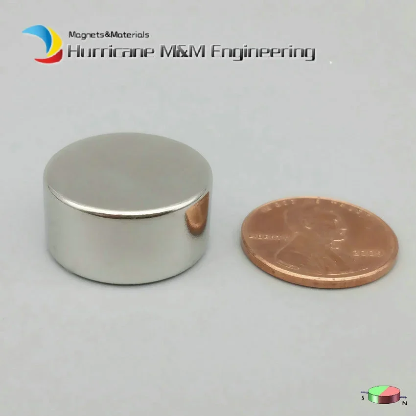 Diametrically NdFeB Magnet Disc Dia. 20x10 mm N42H High Temp. Neodymium Rare Earth Permanent Magnets 6600 Gauss