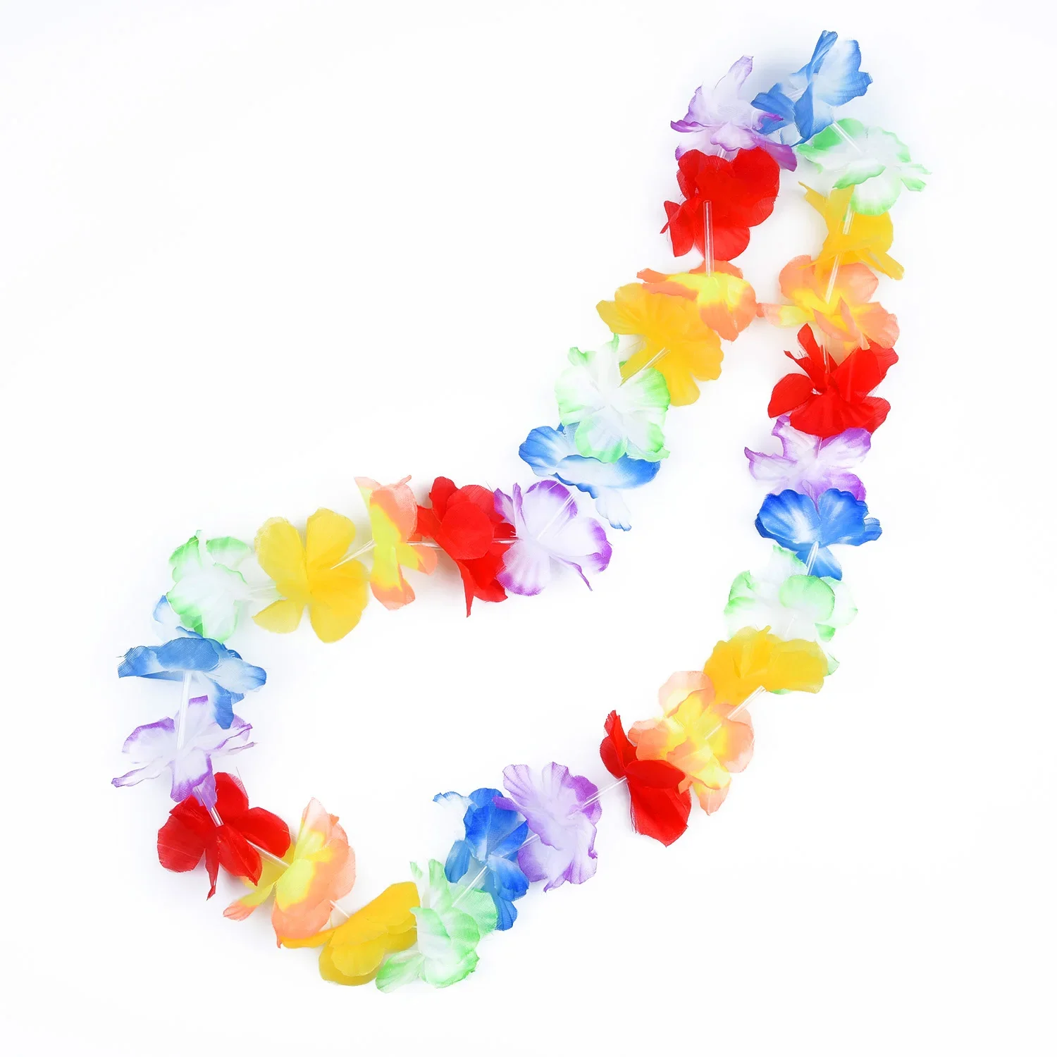 

Hawaiian Flower Garland Necklace for Beach Party, 10Pcs Set, High Realistic Appearance, Perfect for Photo Props