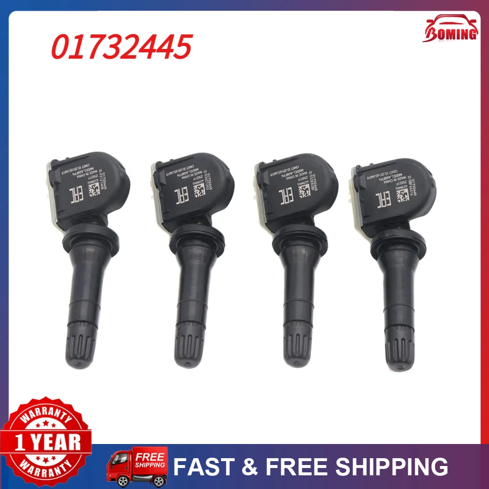 

NEW TPMS Car Tire Pressure Monitor Sensor 433MHz 4pcs Fits For Geely Atlas Pro Atlas Tugella Atlas X Emgrand 1017032445 01732445