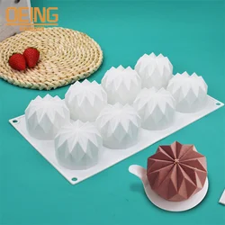 Diamond Muffin Silicone Gear Mold DIY Cupcake Cookies Fondant Baking Pan Non-Stick Pudding Steamed Cake Tool Pastry Donuts Mold