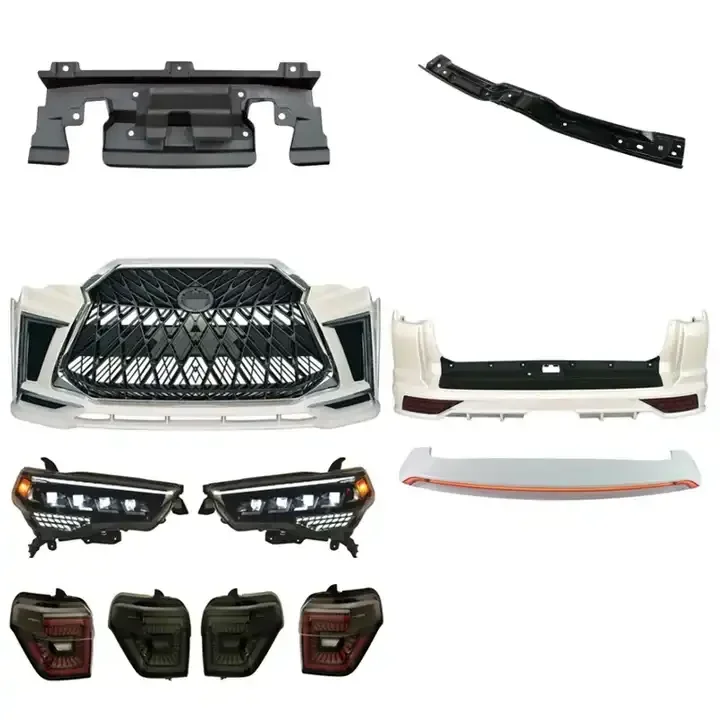 High quality upgrade front rear bumper body kit bodykit for toyota 4runner 2012 2014 2020