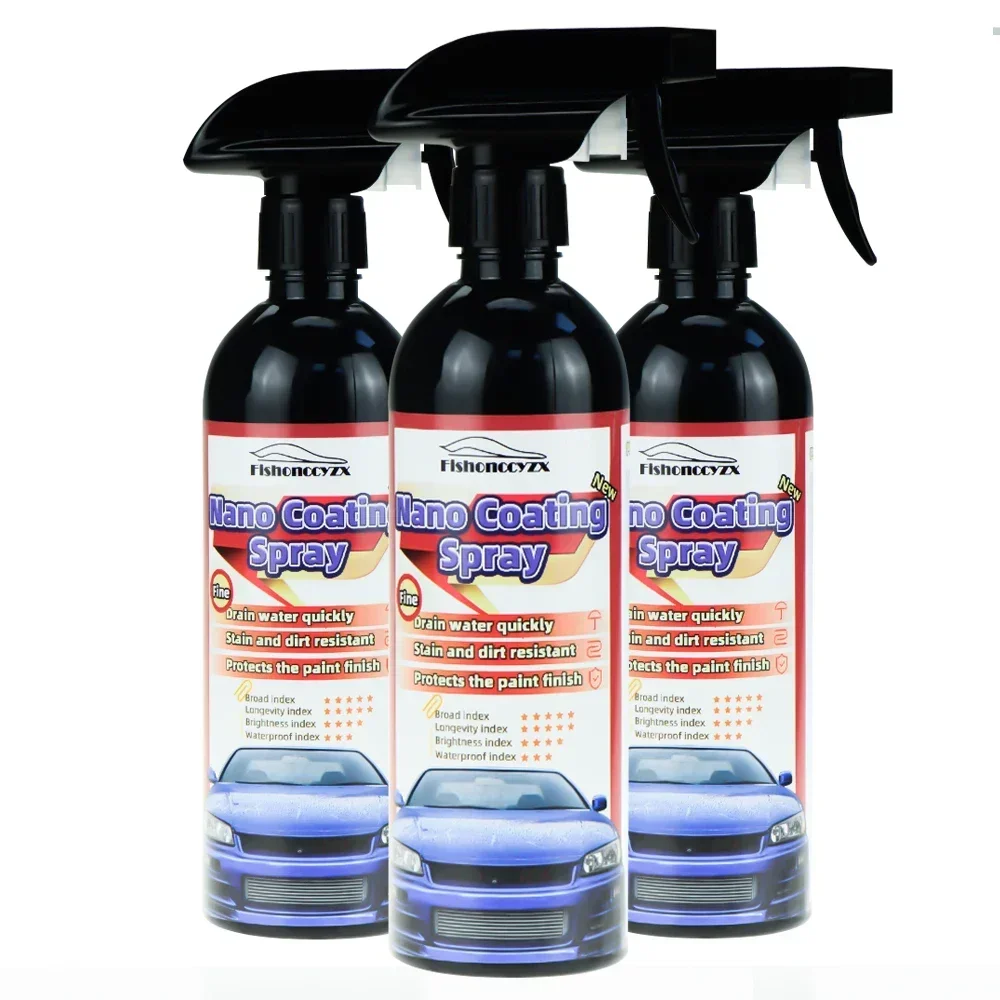 

10H керамическое автомобильное покрытие 500 мл 9H нано жидкий стеклянный кристалл гидрофобная водостойкая полировальная краска твердость автомобильный лак воск