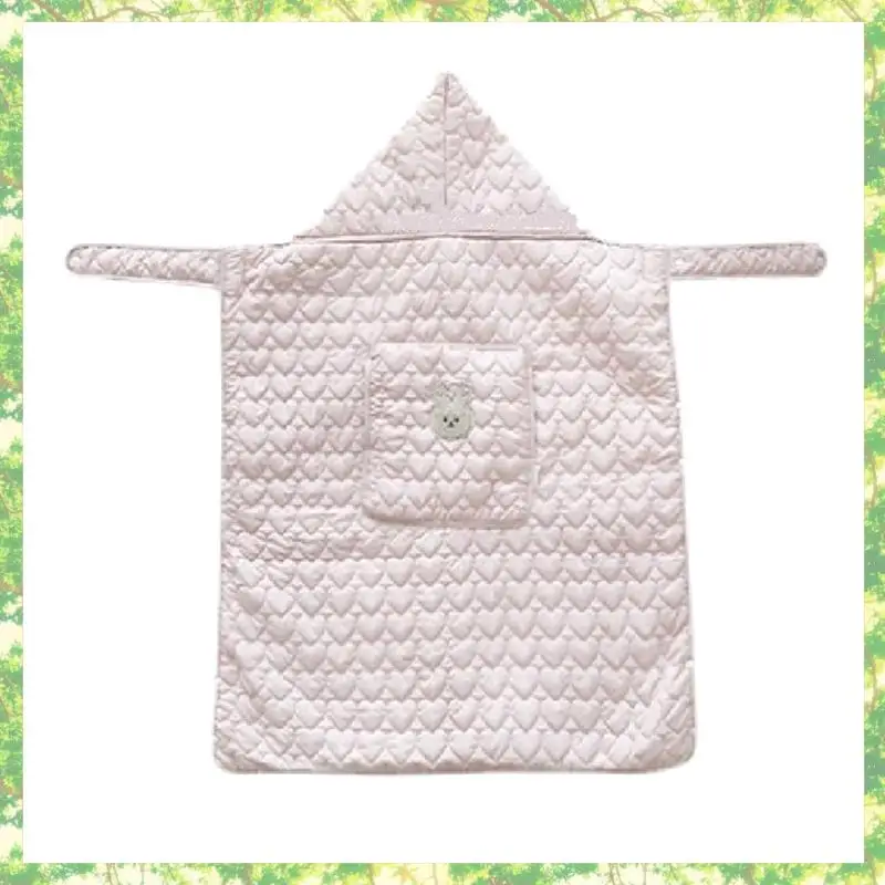 

T84C-Autumn Winter Baby Cape Baby Stroller Blanket Cartoon Thickened Warm Baby Quilt Baby Stroller Sleeping Bag Kids Straps A Du