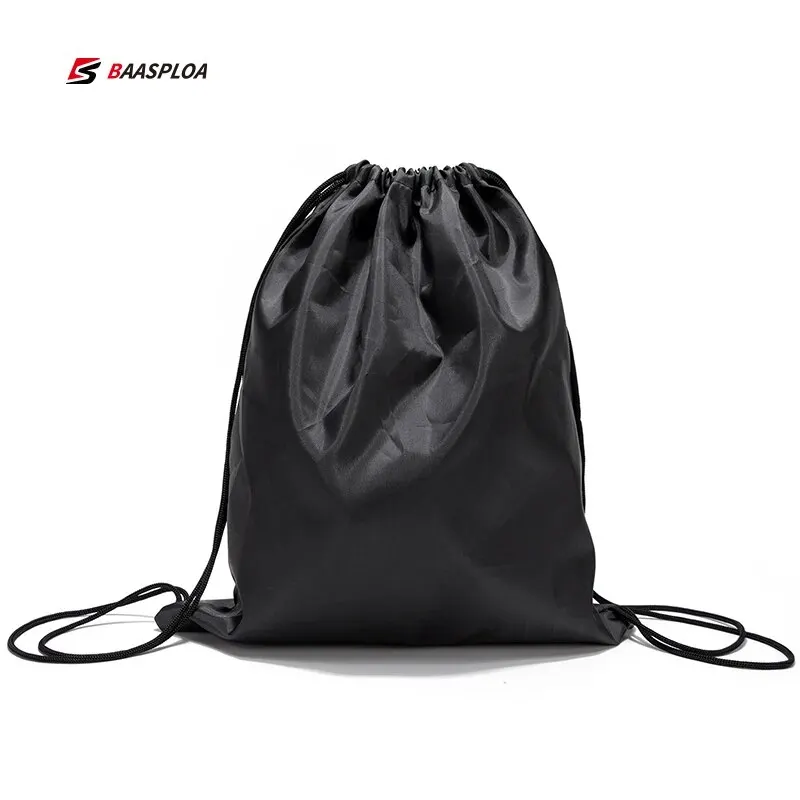 Baasploa Foldable Gym Bag Fitness Backpack Drawstring Shop Pocket Hiking Camping Beach Swimming Men Women Sports Bags Linght