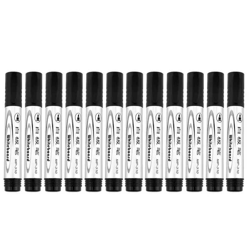 Blackboard Markers, Erasable Water-Based, for Teachers; Children's Colored Blackboard Markers in Black Water-Based Highlighters