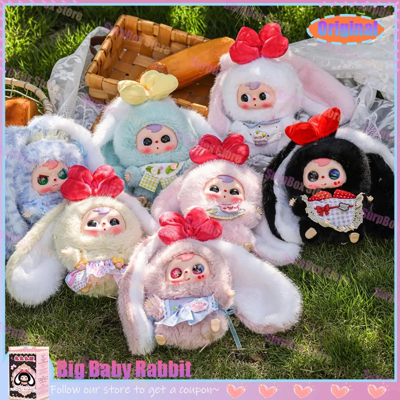 

Original Rabbit Bunny serise Hat Plush Series Blind Box Figure Cute Vinyl Doll Mystery Box Surprise Collectible Toy Girl Gifts