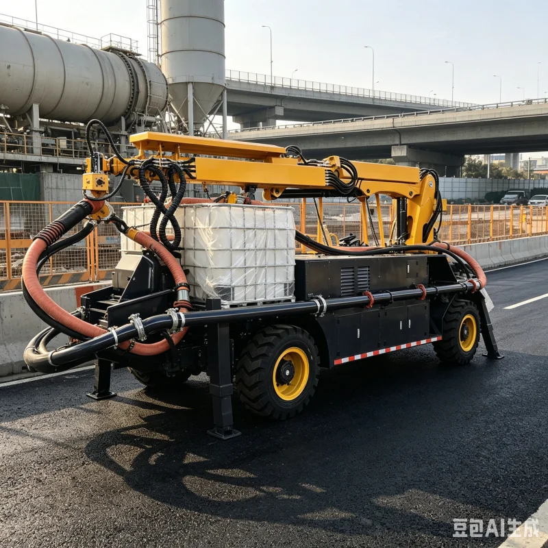 10m The Reach Trailer Mounted Shotcrete Robot Heavy Duty Trailer Wet Mix Concrete Spraying Pump With Telescopic Hydraulic Boom