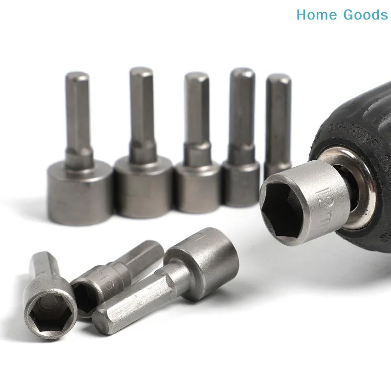 9/14PCS Socket Inner Hexagonal Wrench Hexagonal Handle Screwdriver Socket Extension Rod Pneumatic Screwdriver Insert Tool Set