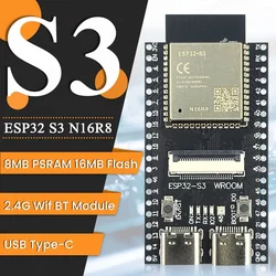 ESP32 S3 N16R8 CAM Development Board 2.4G Wifi BT Camera Module for OV2640 OV5640 8MB PSRAM 16MB FLASH ESP32-S3 N16R8