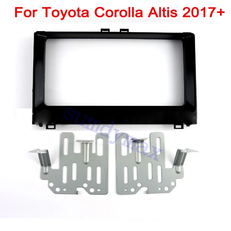 

car Radio Fascia For Toyota Corolla Altis 2017- 2020 Audio Stereo 2DIN Panel Mounting Installation Dash Kit Trim Frame Adapter