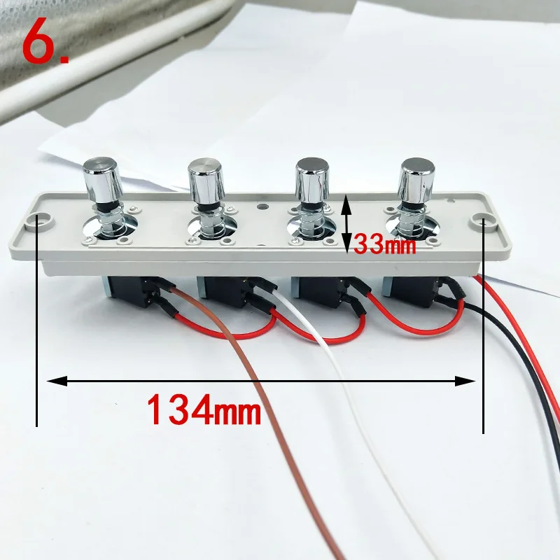 4-button hood switch button old-fashioned universal accessories four-button button switch panel four-button