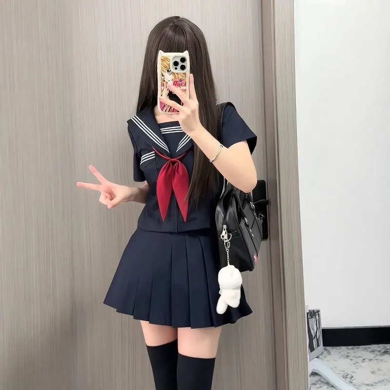 timeless-basic-jk-uniform-set-sailor-collar-top-with-pleated-skirt-genuine-school-vibe-elegant-campus-outfit-suitable-for-daily
