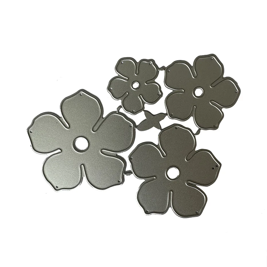 

Four petals Scrapbooking Cutting Dies Yiwu stock clearance DIY Paper gift Card Making metal craft Album