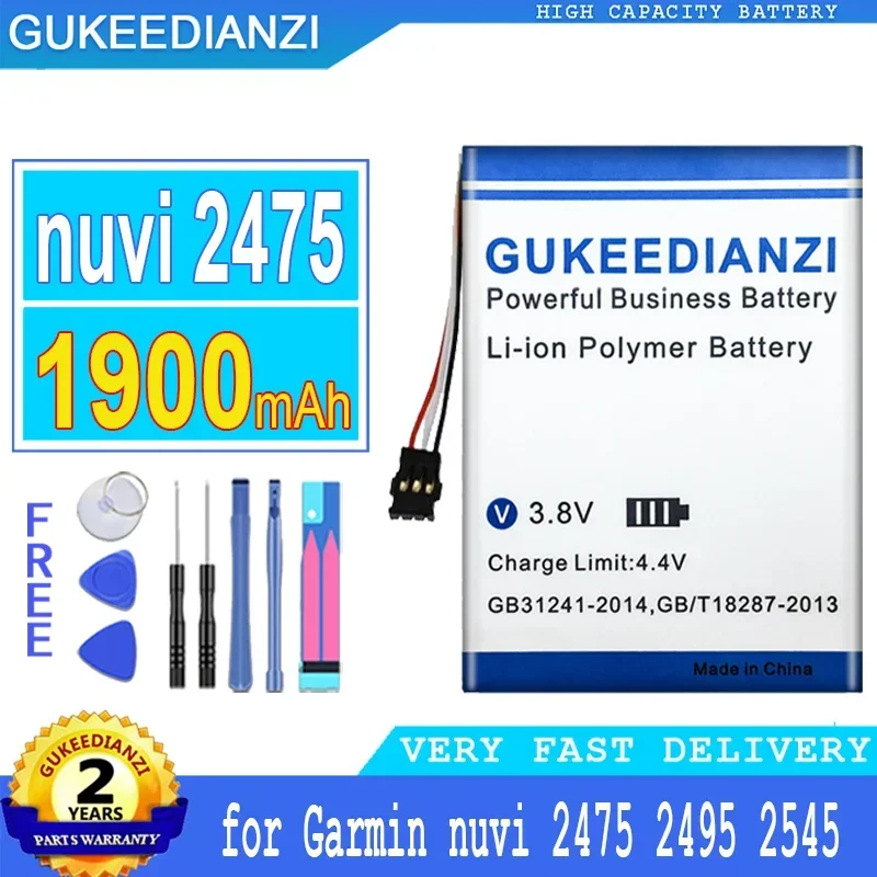 

For Garmin Nuvi 2475 2495 2545 2515 2565 2555 2595 Gps 1900mAh Lightweight Gps Navigation Device Battery