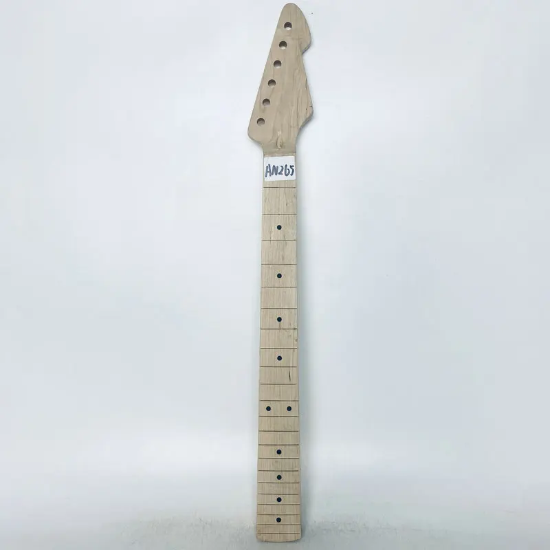 AN265 Genuine Peavey Electric Guitar Neck Right Hand with Damages and Dirty Authorised Produced Unfinished No Frets Maple NA