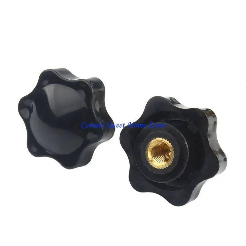 LXAF 10 Pieces Plastic Shaped for Head Knob Replacement Female Thread Clamping Knob Hand Grip Easy to U