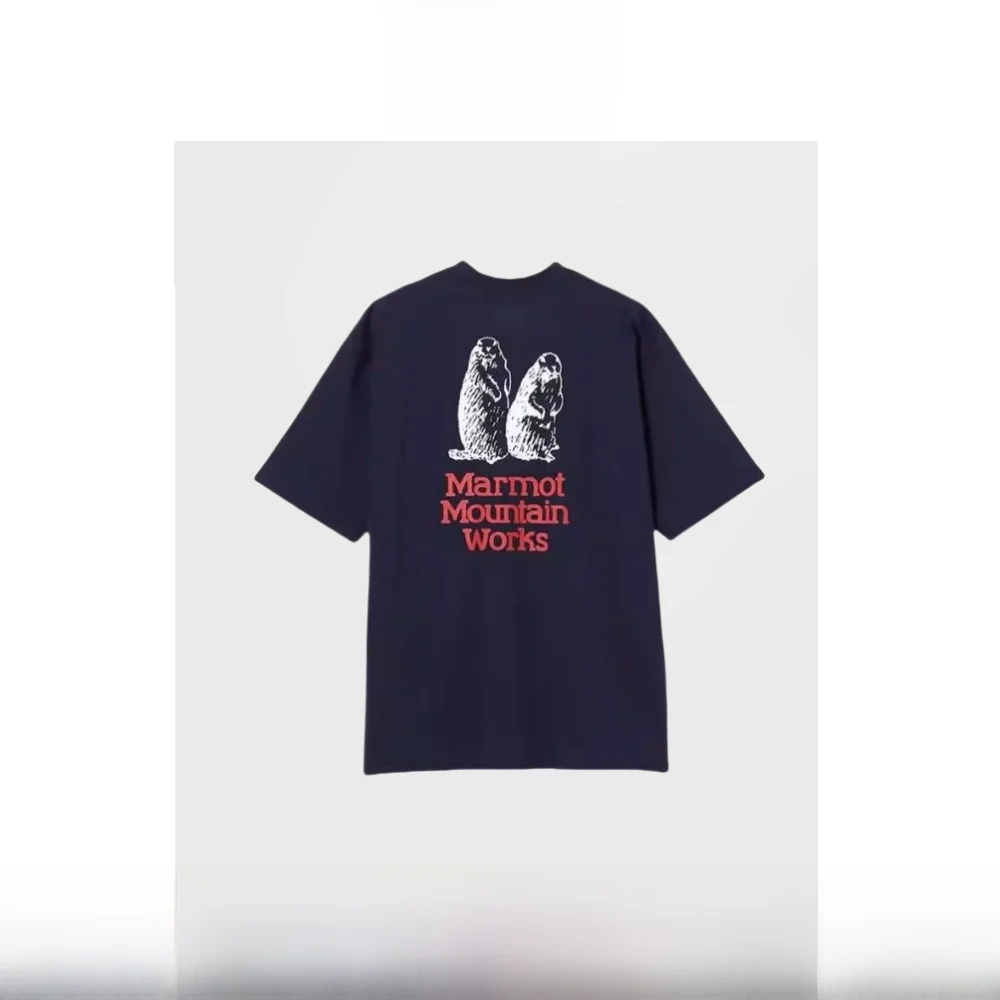 

Loose Casual ort Sve Couple T-irt Front Chest Letter Print Japanese Sle Collaboration Baer Large Size Men's irt