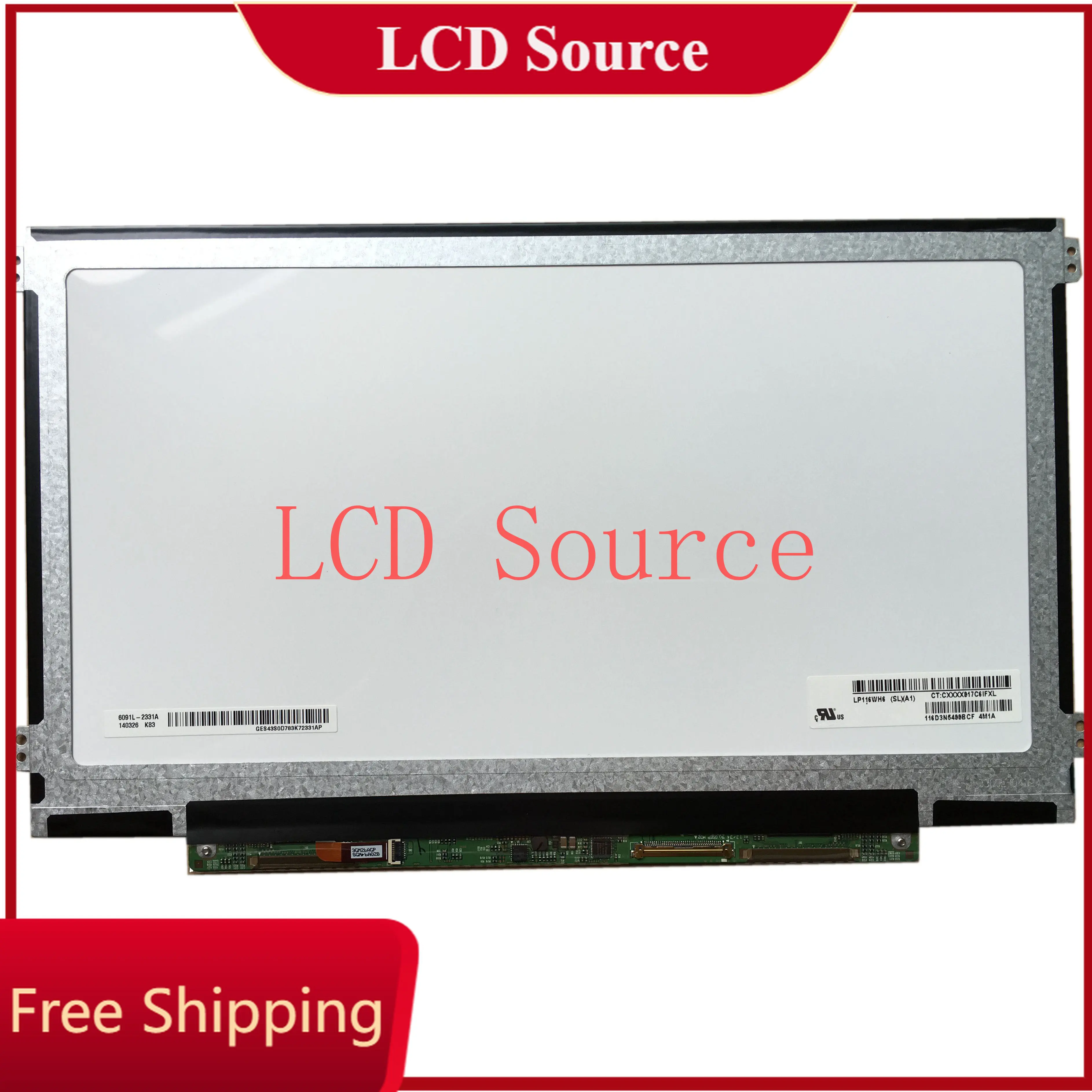 LP116WH6 SLA1 LP116WH6 (SL)(A1) 40 PIN 11.6 "WXGA HD LED Laptop Screen LCD Panel LINKS + RECHTS schraube löcher