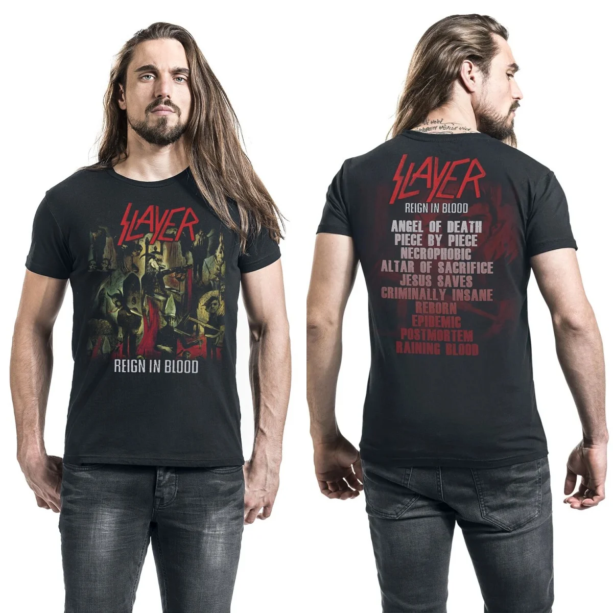 Y2k Slayer Graphic Cotton T-shirt Unisex Summer Short Sleeve Fashion Brand Tee Luxury Casual Vintage Tees