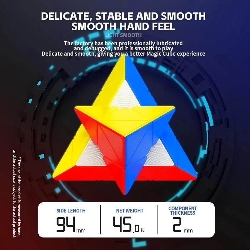 [CubeFun] ShengShou Legend Pyraminx S2 3x3 Magic Speed Cube Sengso สติกเกอร์พีระมิดปริศนาของเล่นเพื่อการศึกษาเด็ก
