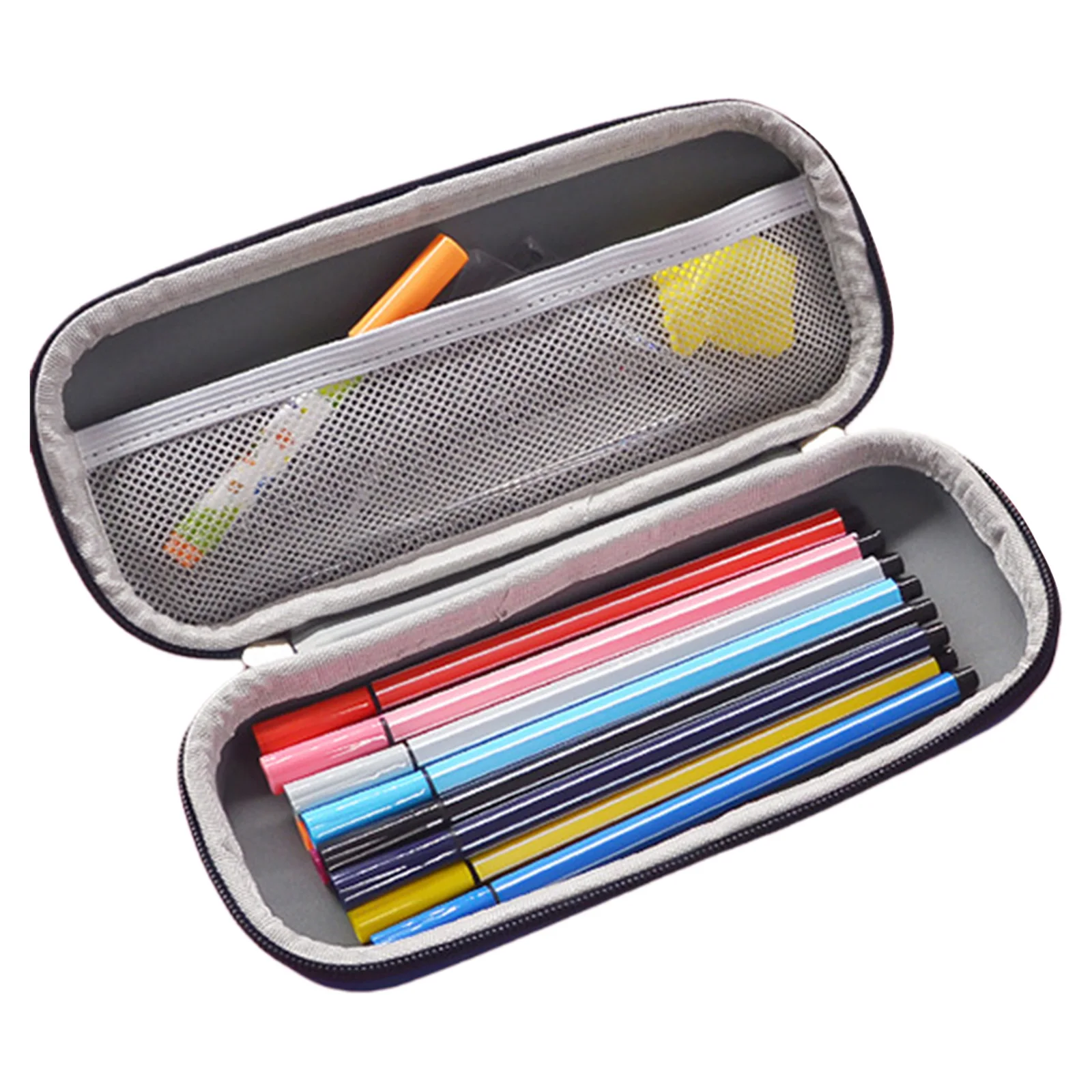 EVA Hard Shell Pen Organizer Large Capacity Zippered Pen Case Organizer Box for Adults Boys & Girls for  Office Supplies