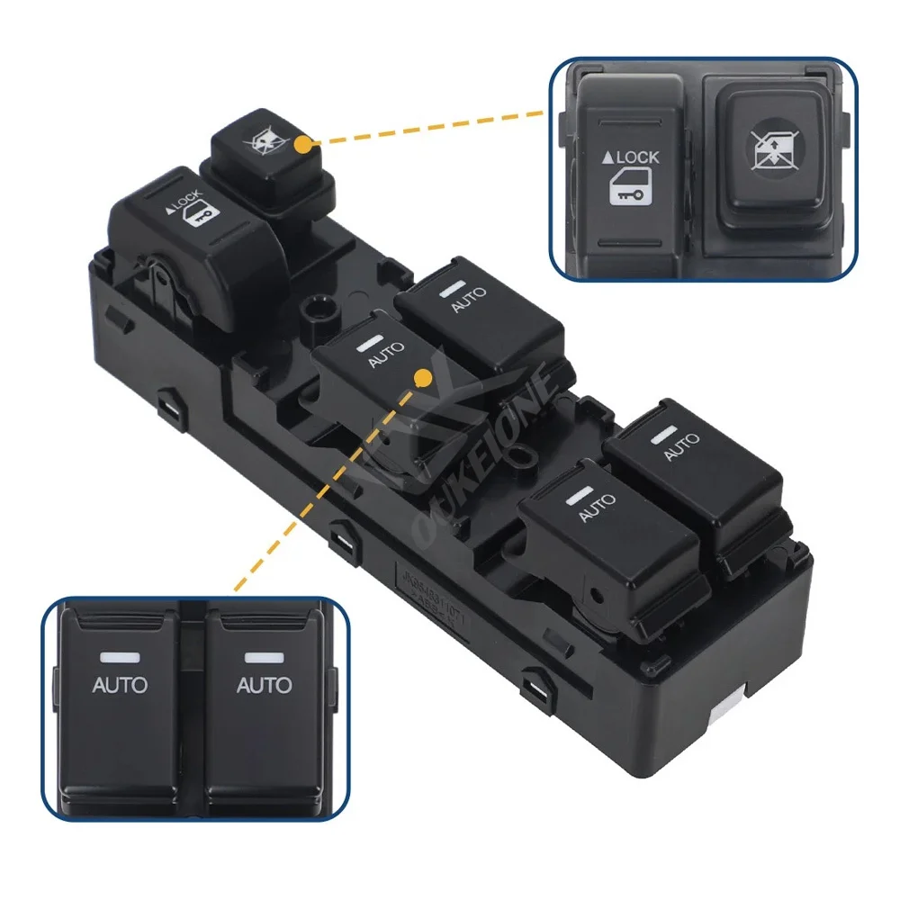 93573-2P300 for KIA Sorento 2009 2010 2011 2012 2013 2014 Front Left Electric Power Window Control Switch Button 93573-2P300