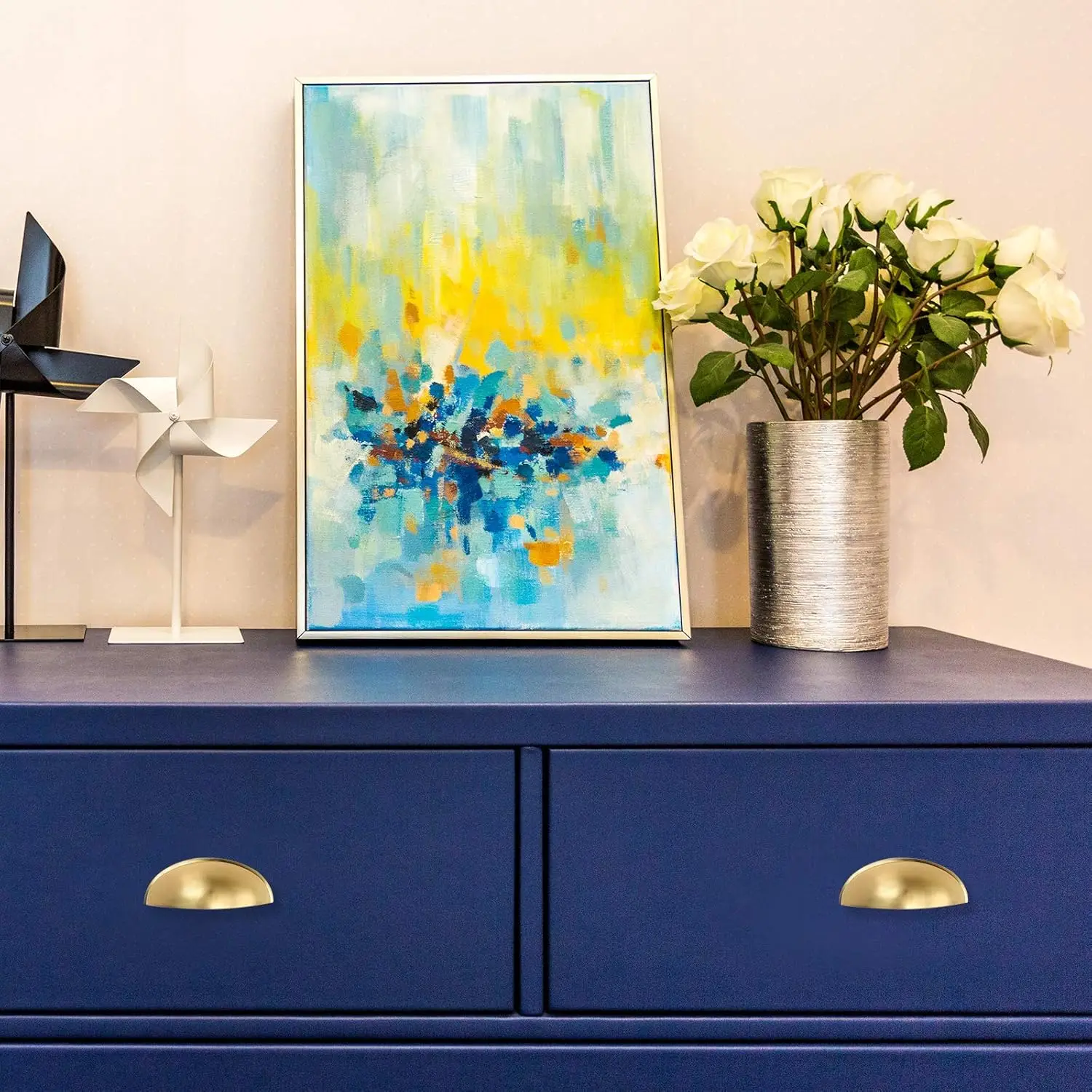 15 حزمة من أجهزة الخزانة الحديثة المزخرفة مقاس 3 بوصات ومراكز الفتحات وكوب ذهبي فاتح يسحب لأدراج خزانة الملابس حمالات صدر خفيفة