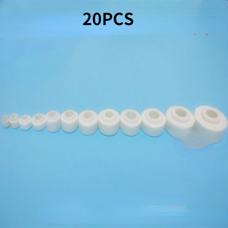 20PCS High Temperature Ceramic Insulating Beads Steatite Ceramic Heat Insulation Beads Porcelain Joint Terminal Ceramic Gasket