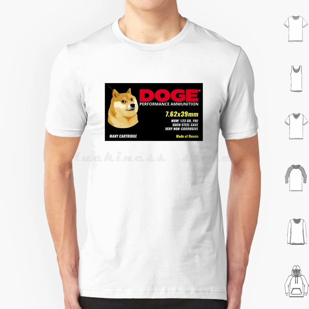 Hq Doge Russian Ammo Meme T Shirt Men Women Kids 6xl Doge Ammo Performance Ammunition Ammo Ammo Meme Ammunition Doge Cartridge