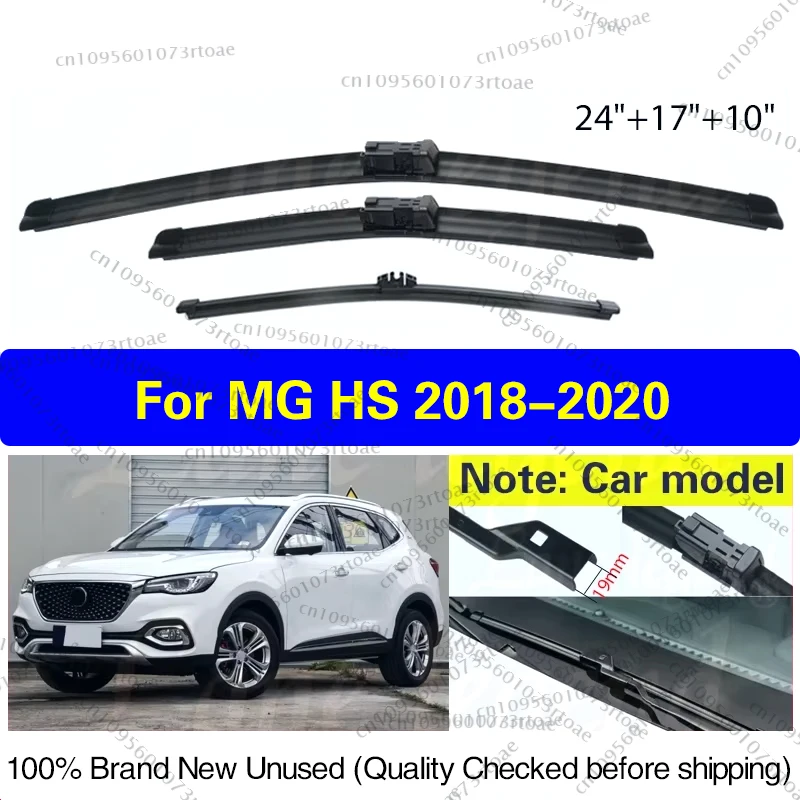 

Для MG HS MGHS 2018 2019 2020 автомобильные передние и задние щетки стеклоочистителя для чистки лобового стекла дворники автомобильные аксессуары 24 "17" 10"