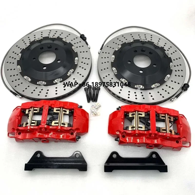 Front Brake Kit 8 Piston Caliper with 405x34mm Disc Rotor OEM Upgraded Brake Caliper for Range 20 Inch Wheel
