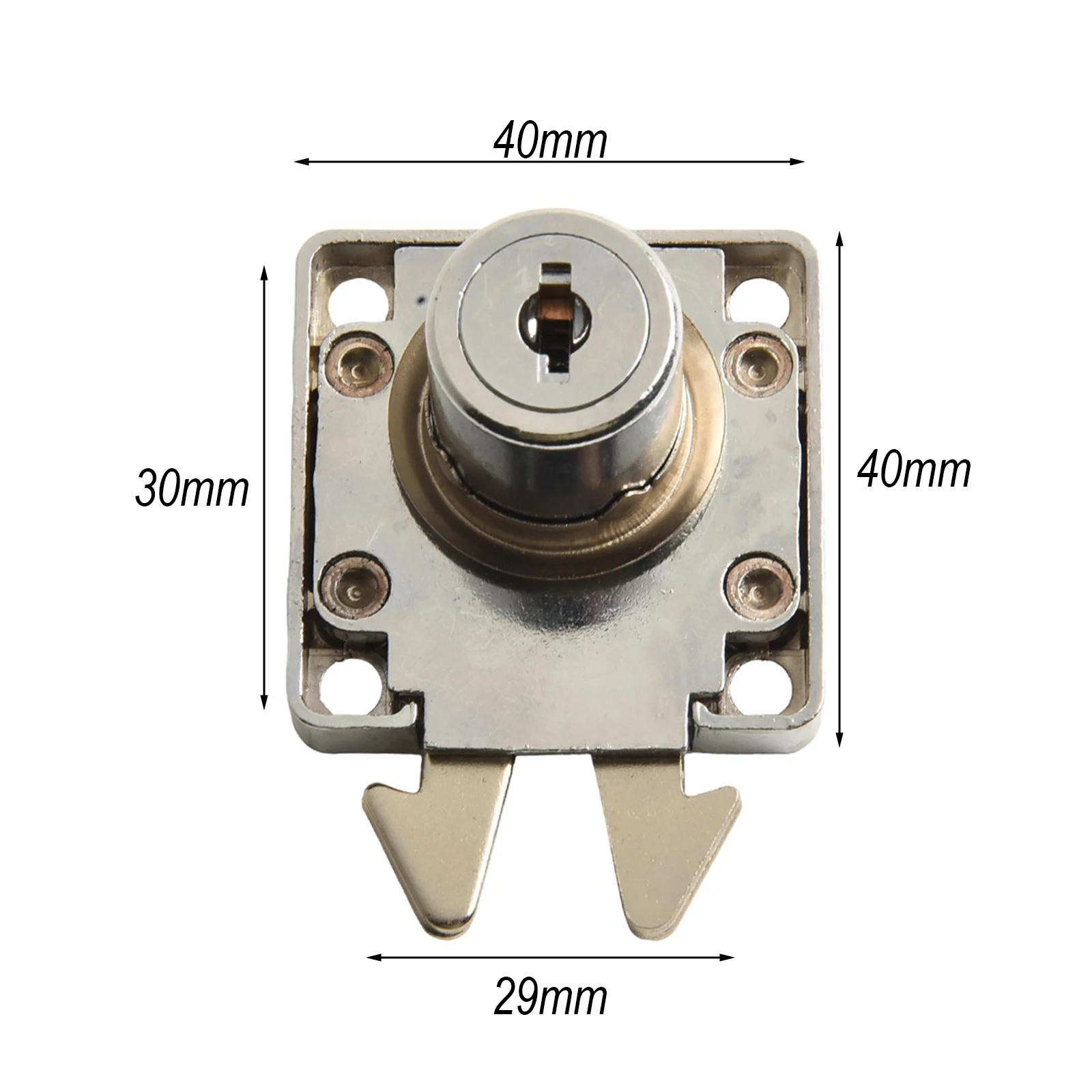 Innovative design meets durability this zinc alloy drawer lock provides security and ease of use across multiple applications