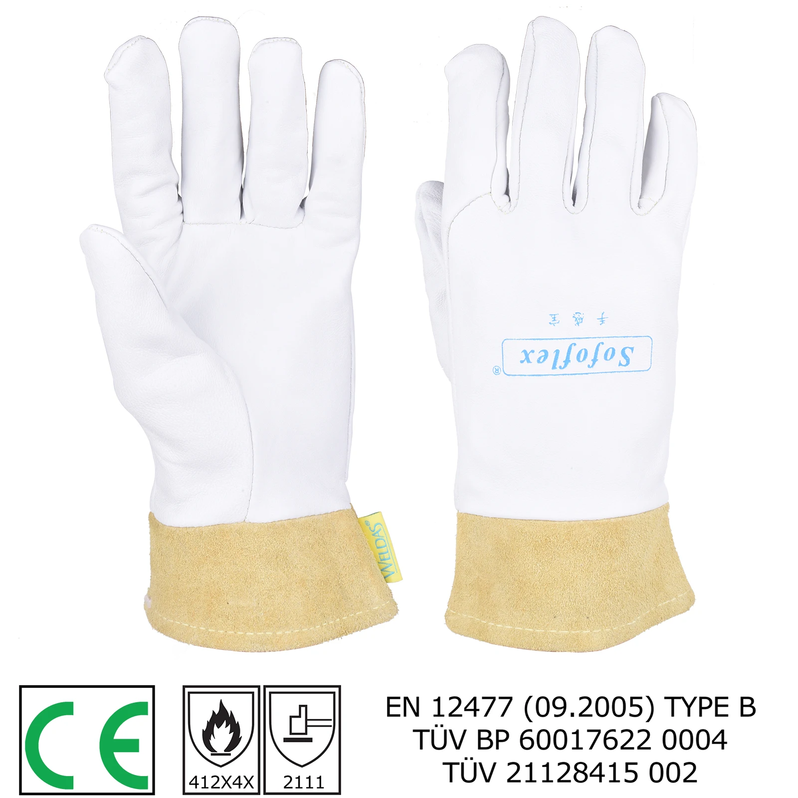 Pair TIG Welding Gloves 25cm(9.84\