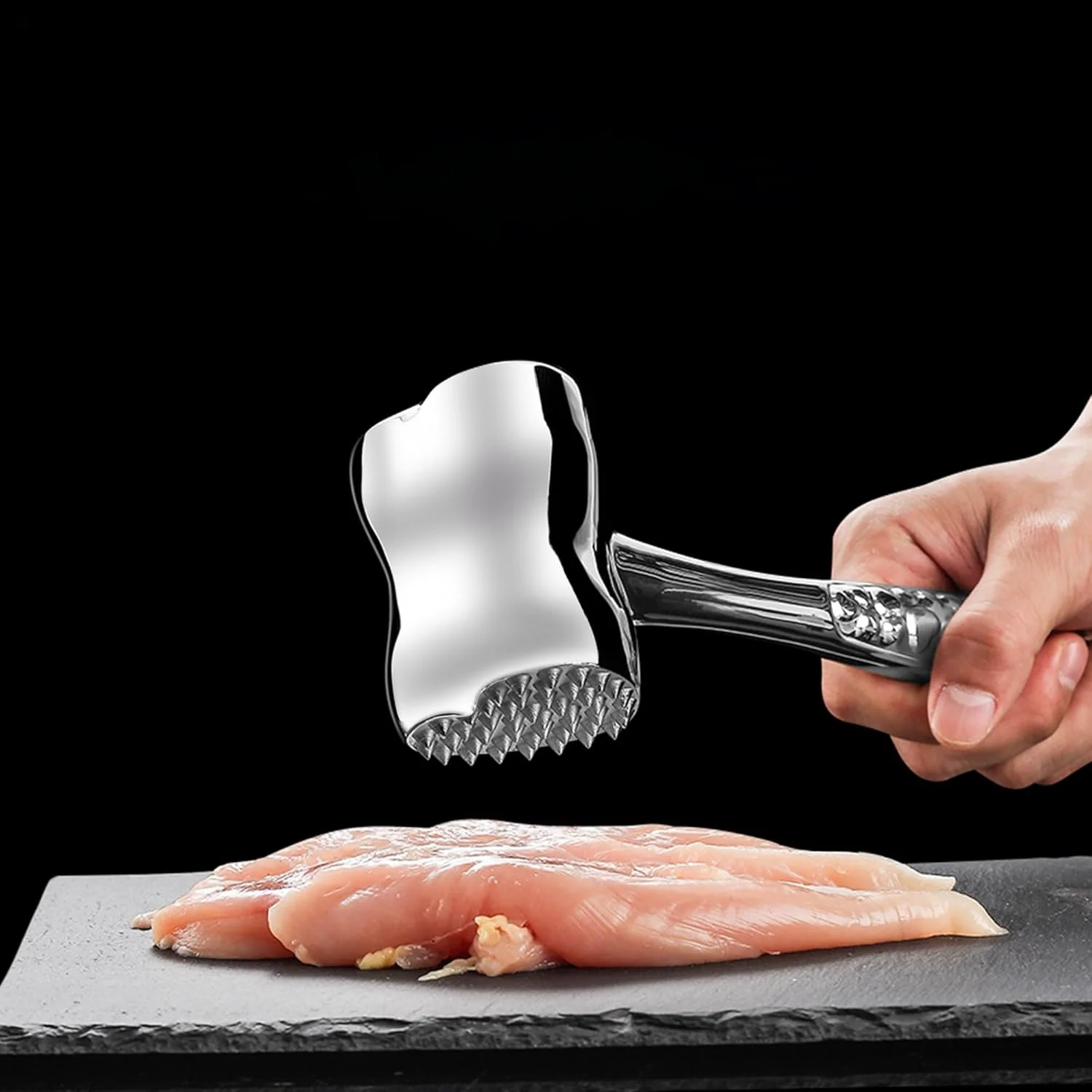 

Zinc Alloy Meat Tenderizer Hammer, Heart-shaped Design Meat Tenderizer Hammer, Suitable For Chicken, Veal Chops, Steaks