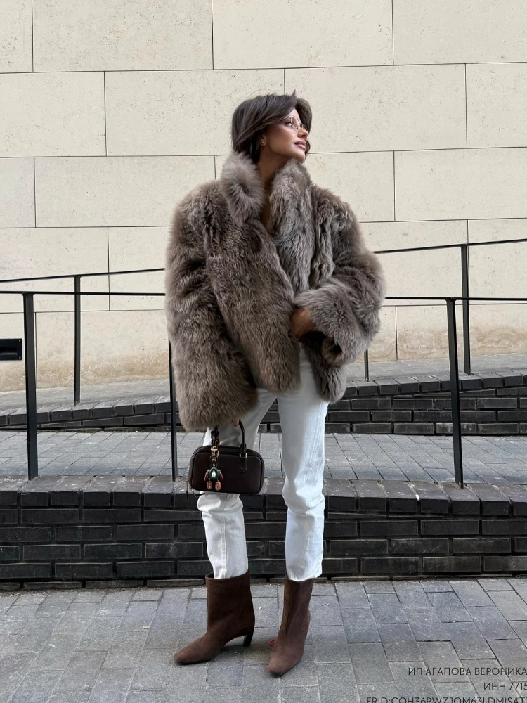 Рисунок 3 - Женское шикарное свободное меховое