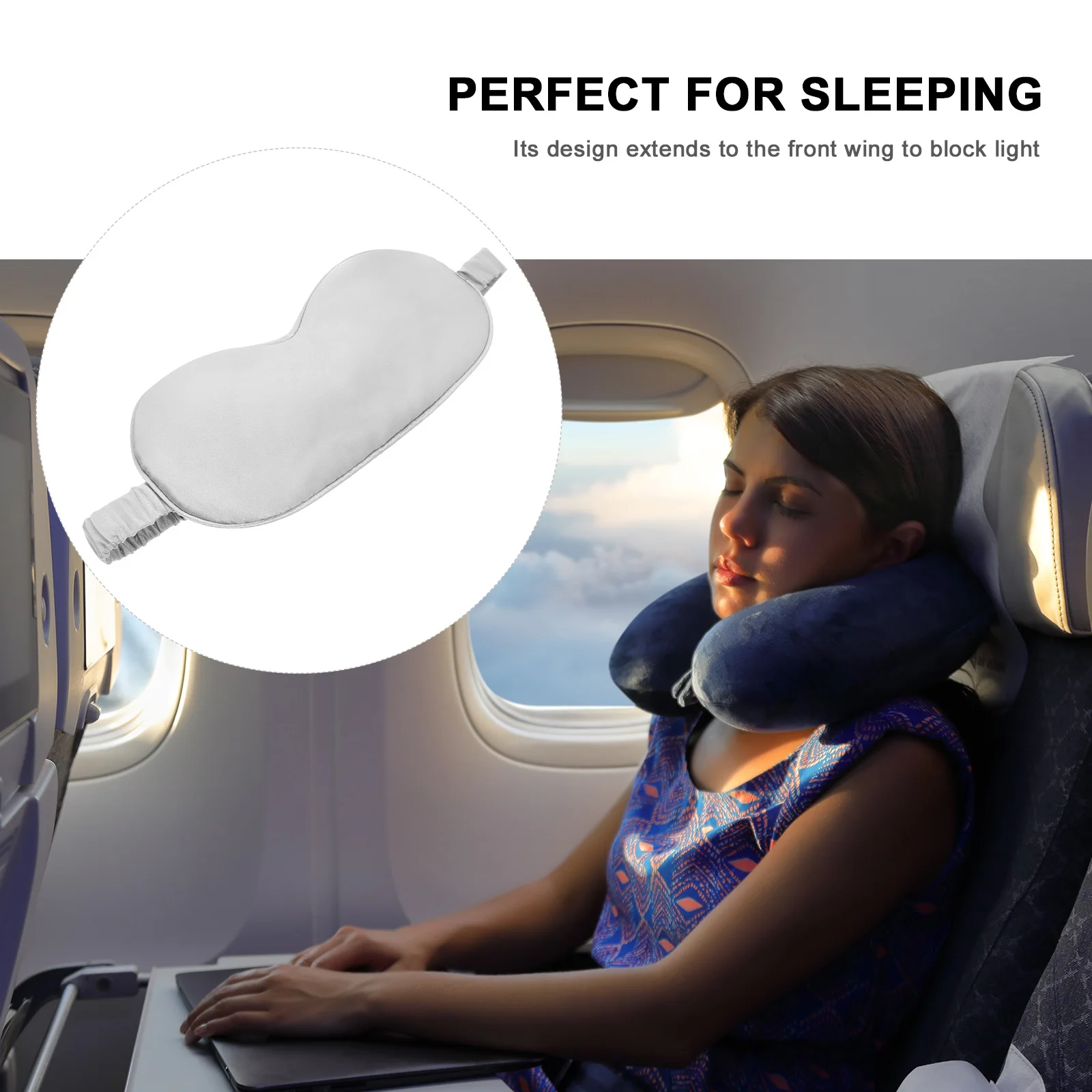 

Silk Eye Mask Good Quality Sleeping Cover Night Eyeshade Lightness Comfortable Blindfold